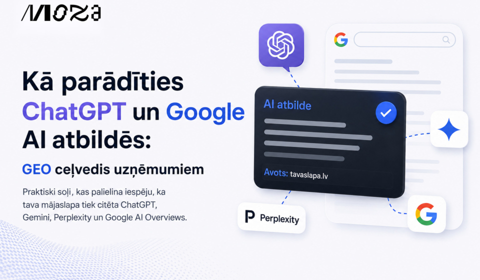 Moza agency GEO uzņēmumiem